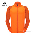 Mode mâle extérieur mâle vestes de sport satin personnalisées